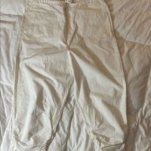 Free People Cream Parachute Pants-Retail $168. Out of stock on Free People